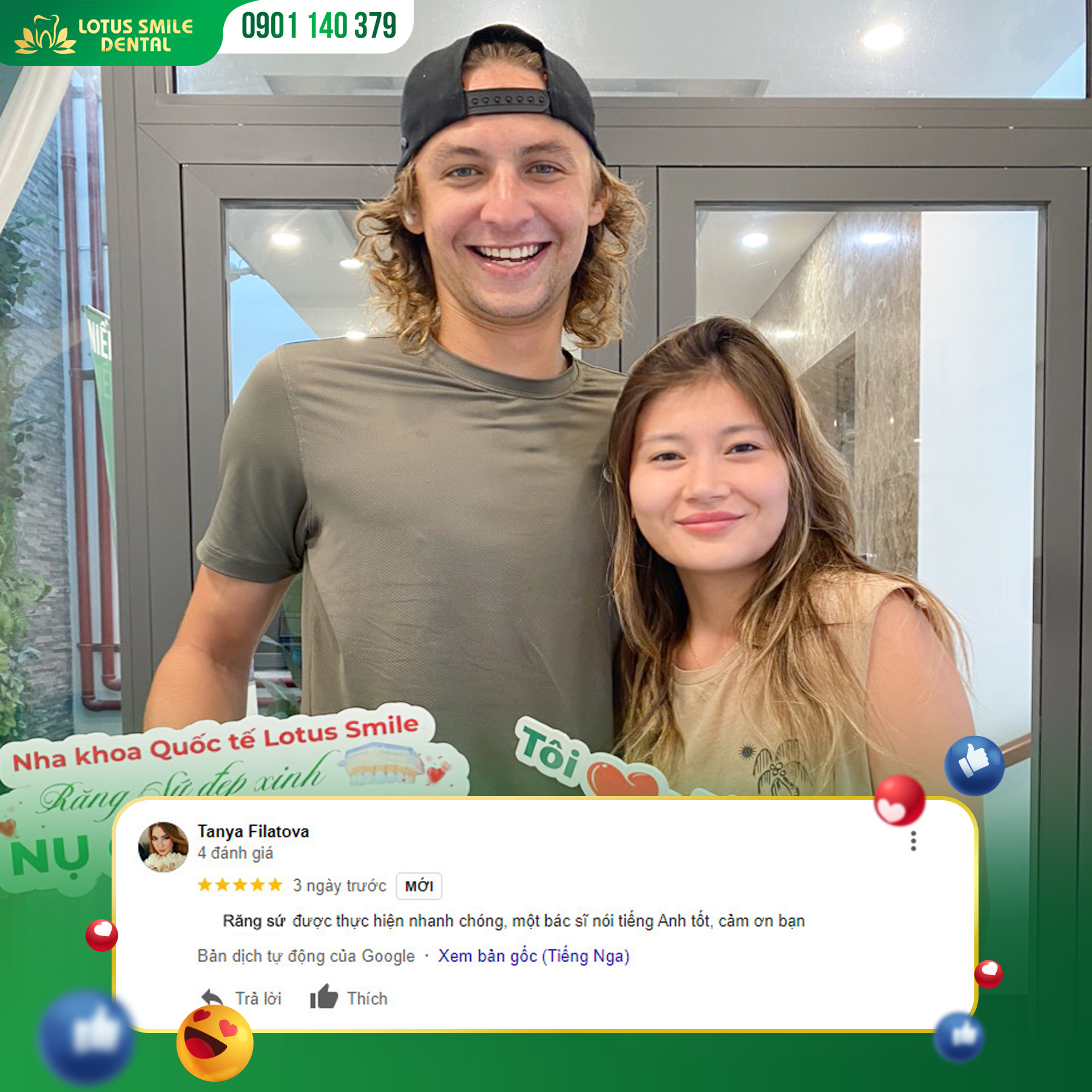 Porcelain dental crowns in Da Nang - Lotus Smile International Dental Clinic DanangdentistryNO1